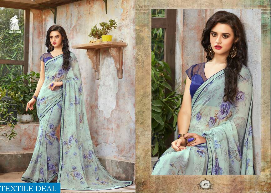 Sahiba lotus vol-8 Wholesale Fancy Fabrics Saree